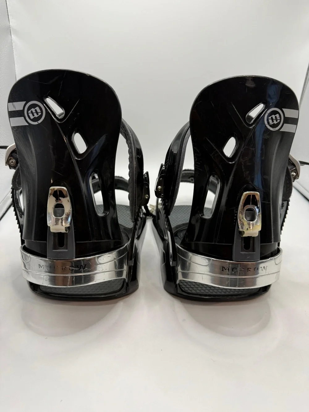 Morrow Invasion Snowboard Bindings Size L Black PowerShift Adjustable